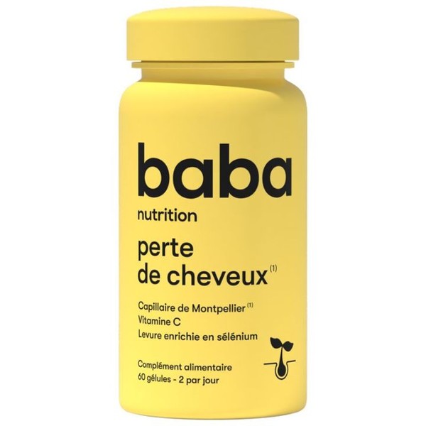 Baba Nutrition Perte Cheveux 60 Gélules