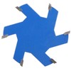 12mm Shank 6 Teeth TShaped Slotting Router Bit Woodworking Milling