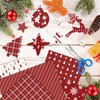 MIAHART 90 Sheets Merry Christmas Pattern Paper Set 10 Designs