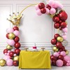 IRONHAVEN 7.2FTx4FT Metal Wedding Arch Frame with Reinforced Base Gold