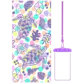 BSITSSS Beach Towel, Extra Large Microfibre Beach Towel for Adult, Lightweight Beach Towel Quick Dry Travel Swimming Towel for Adults Women Men, 140x70cm