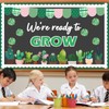 Cactus Bulletin Board Greenery Classroom Decorations Succulent We’re Ready to