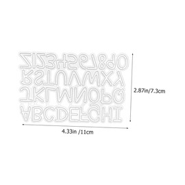 TEHAUX Alphabet Shaped Cutting Dies Carbon Steel DIY Stencils for Creative Handcrafts Safe Smooth Edges for DIY Projects Scrapbooking Card Making