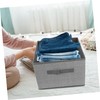 Ciieeo Square Sundries Storage Case Non Woven Fabric Organizer Bin