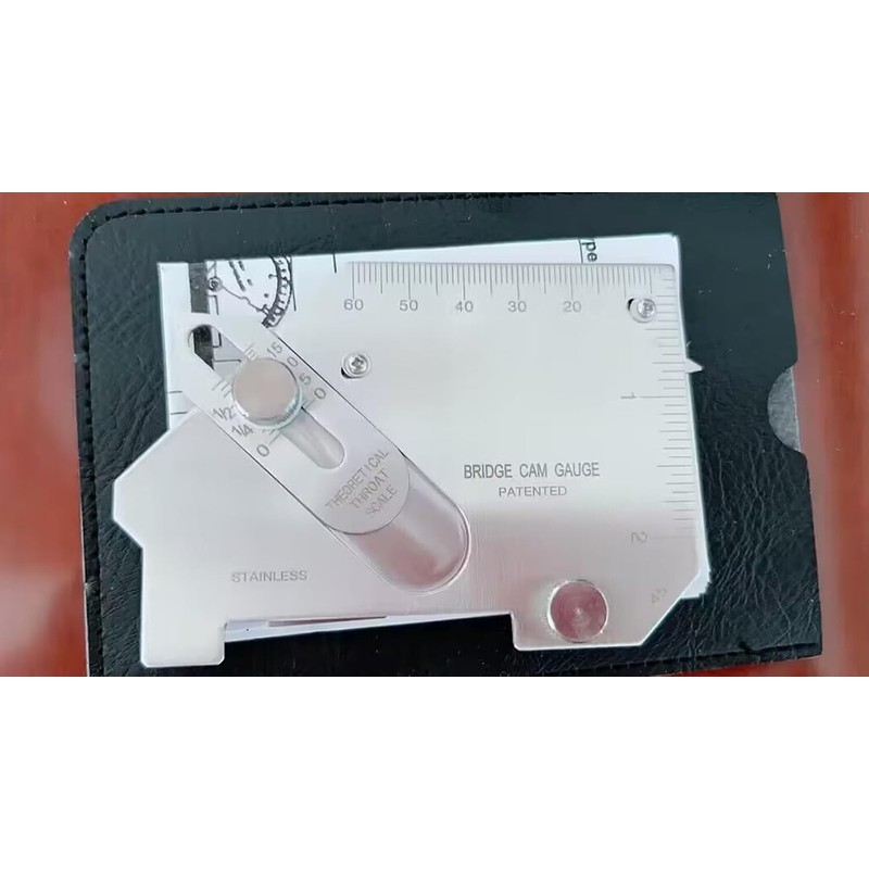 RIVERWELD Bridge Cam Gage Test Depth of Undercut Fillet Weld
