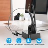 Bluetooth Headset with Microphone, Noise Canceling Wireless On Ear Headphones,