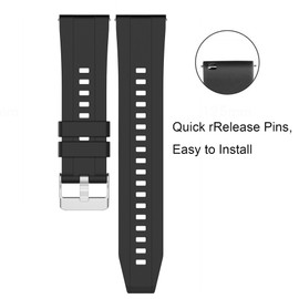 Compatible for Garmin Venu X1 Watch Bands, Soft Silicone Quick Release Smart Watch Bands Replacement Adjustable Wristbands Straps
