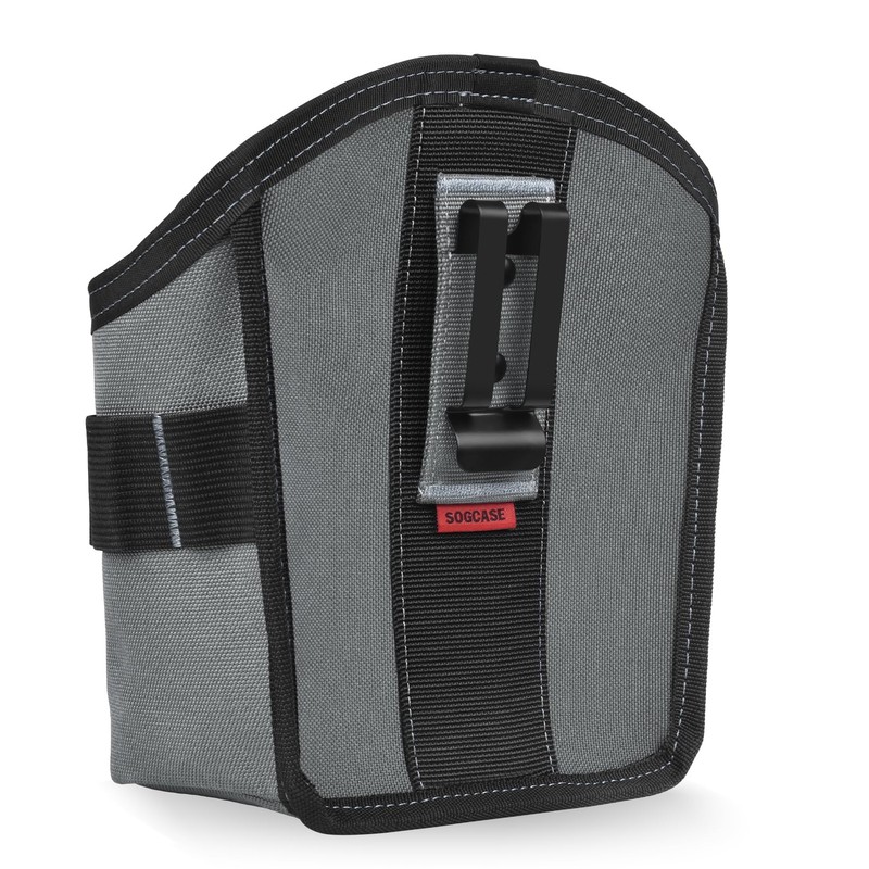SOGCASE Tool Pouch Nails Screws Bag with Belt Clip (XL,