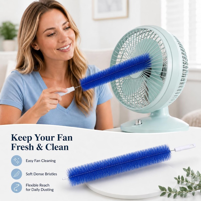 Fan Cleaning Brush, Bendable Washable Fan Duster for Ceiling Fan,