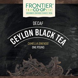 Frontier Co-op Ceylon (Broken Orange Pekoe) CO2 Decaf., Kosher | 1 lb. Bulk Bag | Camellia sinensis L.