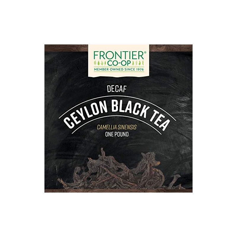 Frontier Co-op Ceylon (Broken Orange Pekoe) CO2 Decaf., Kosher |