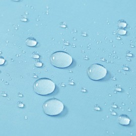 Furlinic Shower Curtain Anti Mould Resistant Waterproof Sky Bathroom Curtains Washable Polyester Fabric 90x180cm with Weight Tape for Bath Wet Room 35x72 Inch.