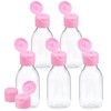 Toppdogz Travel Bottles with Wide Neck, 100ml, Labels and Clear