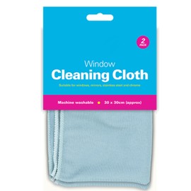 HOVUK 2PCS Blue Reusable Microfiber Rags, Wipes For Mirrors, Car Screen, Glass, Dishes, Dish, Screens, Window, Non-Marking Cleaning Cloth