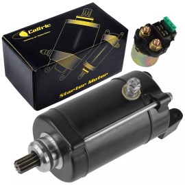Caltric Starter & Solenoid Relay for Honda VT500Ft Vt 500 Ft Ascot 491cc Engine 1983-84