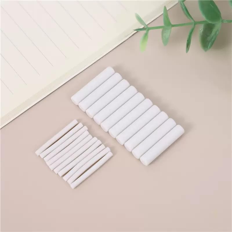 70 Pcs/Box Mechanical Pencil Eraser Refills 2.3mm/5mm Replacement with Storage