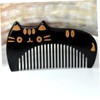 Gatuida Cat Shaped Horn Detangling Comb Wide Teeth Reusable Styling