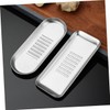 Ciieeo 2pcs Stainless Steel Ginger Grater Premium Kitchen Tool for