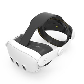 Elite Head Strap for Meta Quest 3/3S with 12000mAh Built-in Rechargeable Battery Pack, RGB Light Design