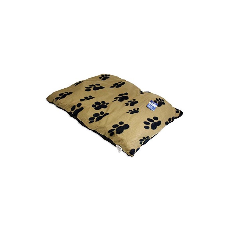 ToolUSA Paw-Printed Soft Dog Bed | 36" x 27" |