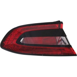 CarLights360: For Dodge Dart Tail Light Assembly 2013 2014 2015 2016 Driver Side | DOT Certified | CH2800201 | 68081395AH