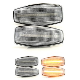 V-172103 2 x LED Indicator Side Indicator without Error Message with E4 Certification Mark White Vision