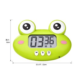 Kitchen Timer Frog Kitchen Timer Compact Timer Portable Timer Kitchen Timer (Green)