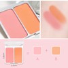 Blushers for Cheeks Make Up, Red Blusher Palette, Orange Powder