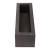 Graphite Ingot Mold 6.6lb Alchemy Capacity Rectangular Refining Graphite Casting