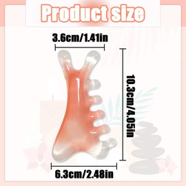 WELANE Guasha Scraping Combs, 1 PCS Gua Sha Facial Tool for Scalp Massage, Reduce Puffiness