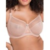 Curvy Kate Damen Victory Balconette BH für den Alltag, Halbtransparent,