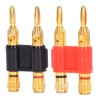 Banana Plug, 2Pcs Stackable Banana Male Plug Banana Plug 2