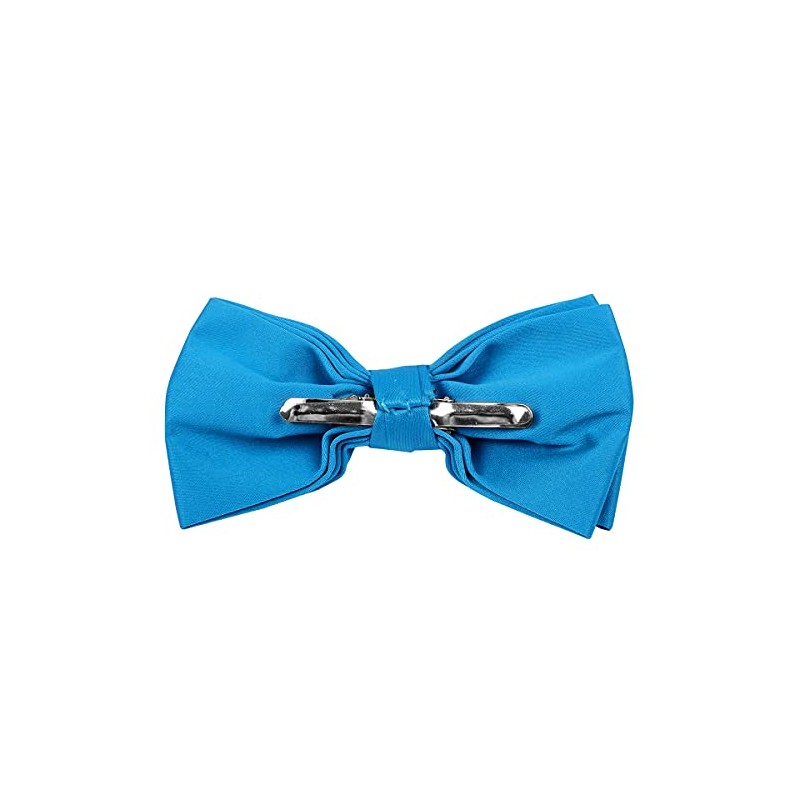 boxed-gifts Mens Clip On Bow Tie - Solid Color Bowties