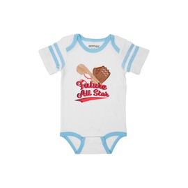 Gertex 5-Piece Layette Sport Set Gift Bundle for Babies & Infants | (Baseball, 3-6 Months)