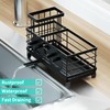 HapiRm Sink Caddy Sponge Holder - Self-draining Kitchen Sink Organizer
