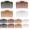12 Peinetas Para Cabello Mujer, Set de Peinetas en Negro,