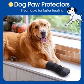 Nanaki Breathable Dog Recovery Boot for Injured Paw,Anti-Slip Dog Booties