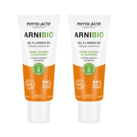 Phyto-actif | Arnibio | Organic Arnica Nail | Relieves Everyday Discomfort | Beats and Dents | From 3 Months | Aloe Vera | 99% Natural Ingredients | Made in France | 2 x 40 ml