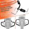FOVPLUE 1.25" Highway Footpegs,Long Angled Adjustable Highway Pegs w/Mounts for