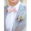 AWAYTR Men's Pre Tied Bow Ties for Wedding Party Fancy