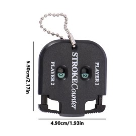 TopHomer 2 Packs Golf Score Indicator 2 Player Stroke Counter Clicker Portable Golf Handy Count Shot for Different Kinds of Competitions and Games