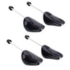 OHEETU 2 Pairs Black Plastic Adjustable Shoe Trees With Tension
