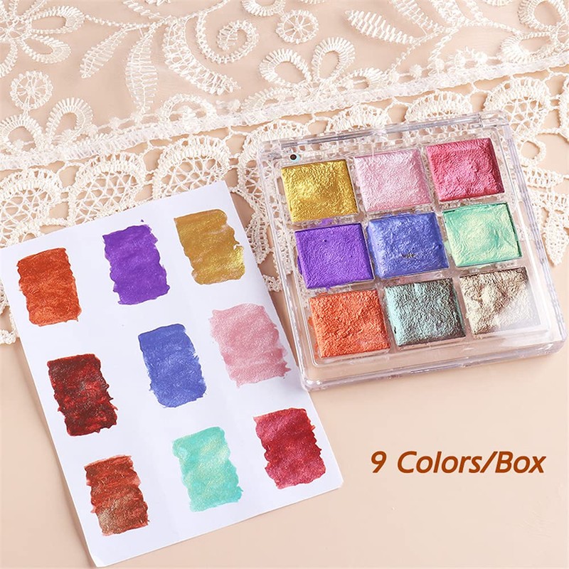 Nail Watercolor Palette Gel Nail Art (9 Colors)