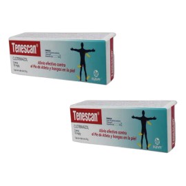 Tenescan Crema Tubo C/20 G. 10 Mg/1 G. Pack De 2