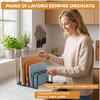 Dexpally 2 Pezzi Porta Taglieri Da Cucina in Metallo, Supporto