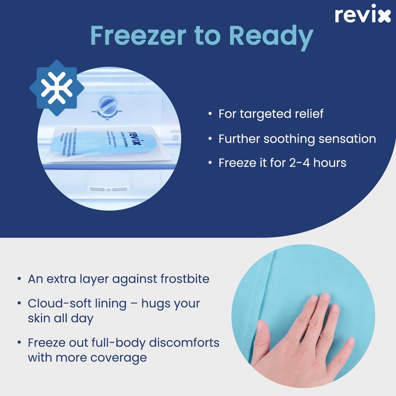 REVIX Gel Ice Packs Reusable 14" x 7" – 2