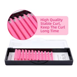Colored Eyelash Extensions Easy Fan 8-15mm Mixed D Pink Curl Easy Fanning 0.1mm Self Premade Volume Lash Supplies