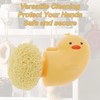 CAPASTEC Duck Shape Dish Brush with Handle, Cartoon Kitchen Brushes