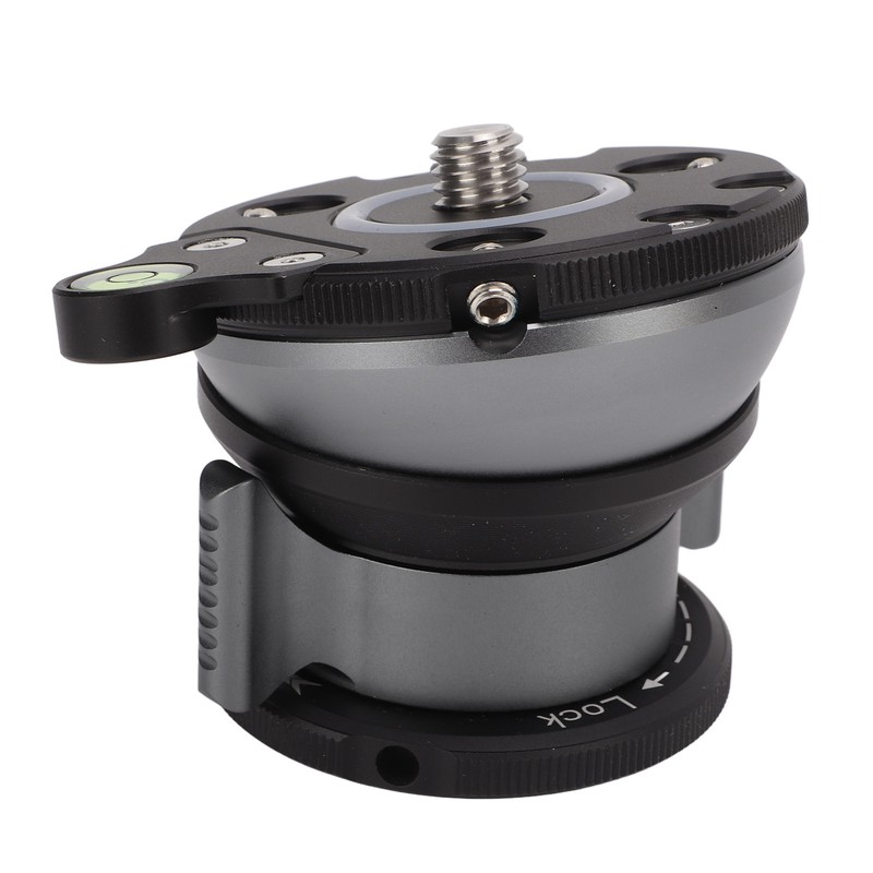 Aluminum Alloy Tripod Leveling Base with Bubble Level for Nikon