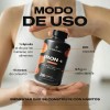 Vital Botanics Hierro Suplemento Vitamina Jengibre 200 Cápsulas Multivitamínico Hombre